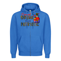 True Royal i'm drunk i'm patrıtoc Zipper Hoodie - CowhideDigitalArt