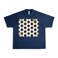Navy distressed soccer pattern Urban Heavy Tee - TumblerDesignByShophia