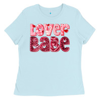 Baby Blue lover babe Ladies Tee - RanaPortraitStore