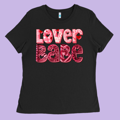 Lover Babe Ladies Tee Designed By Ranaportraitstore