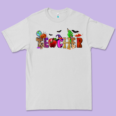 Halloween Teacher Premium Tee Designed By Ranaportraitstore