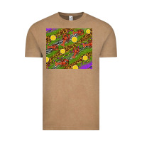 Vintage Coffee Mardi Gras Crabs and lemons tumbler Vintage Tee - HowdyJamesFarm