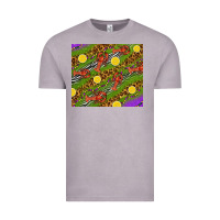 Vintage Zinc Mardi Gras Crabs and lemons tumbler Vintage Tee - HowdyJamesFarm