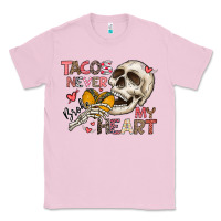 Bubblegum Pink Tacos Never Broke My Heart Classic Tee - CowhideDigitalArt