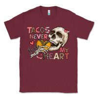 Burgundy Tacos Never Broke My Heart Classic Tee - CowhideDigitalArt