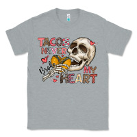Heather Grey Tacos Never Broke My Heart Classic Tee - CowhideDigitalArt