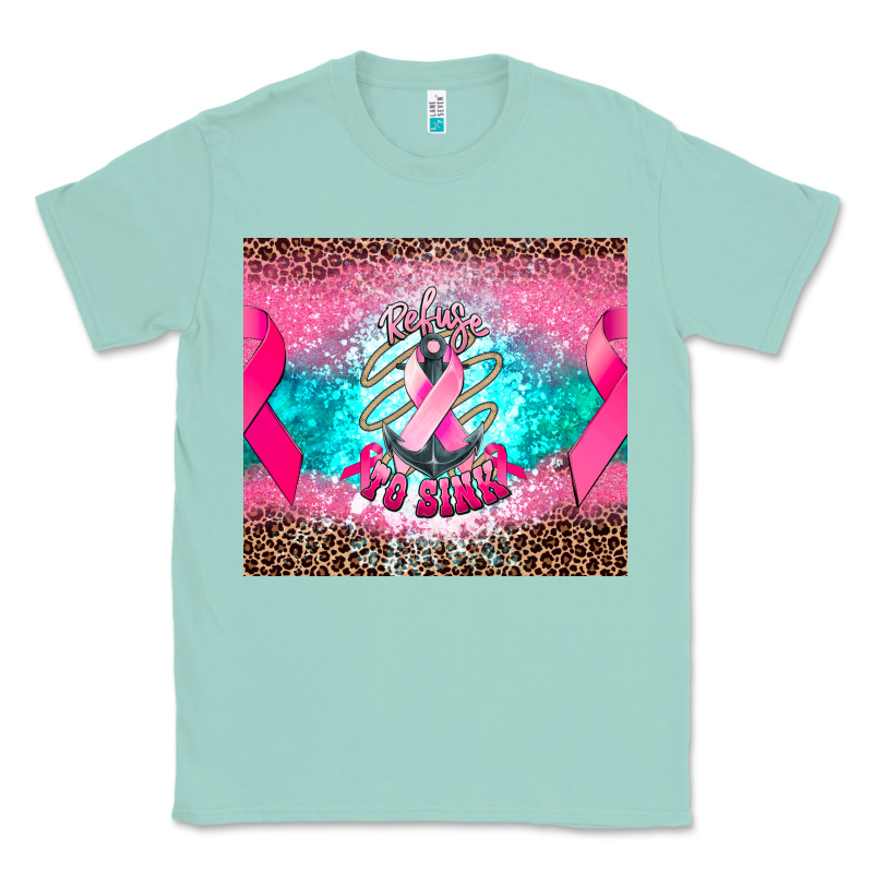 Refuse To Sink Anchor Cancer Classic Tee by NancyCooperArtShop | Teevron