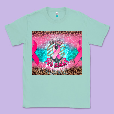 Refuse To Sink Anchor Cancer Classic Tee Designed By Nancycooperartshop