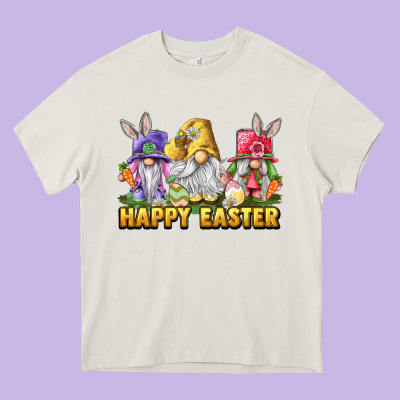 Happy Easter Heifers Heavy Core Tee Designed By Lillyallendesigns