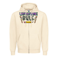 Sandshell librarians rule Zipper Hoodie - CowhideDigitalArt