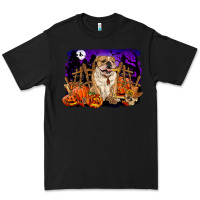 Black Halloween english bulldog Premium Tee - RanaPortraitStore