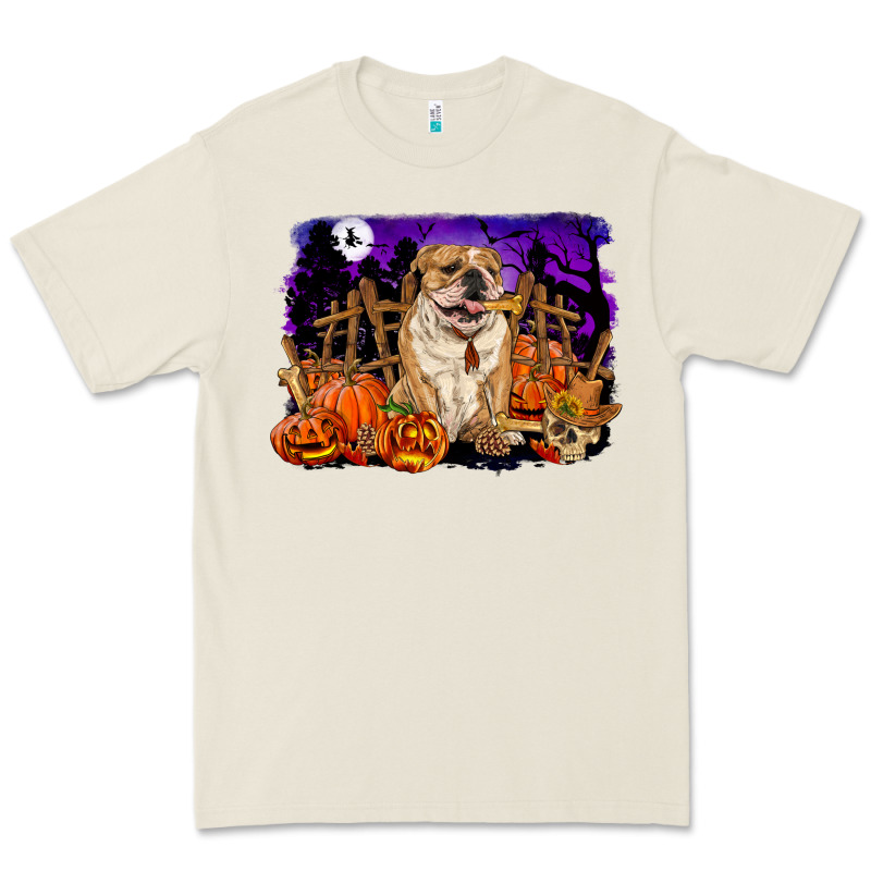 Halloween English Bulldog Premium Tee by RanaPortraitStore | Teevron