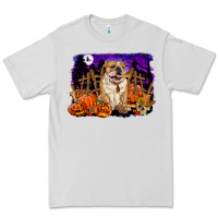 Dove Grey Halloween english bulldog Premium Tee - RanaPortraitStore