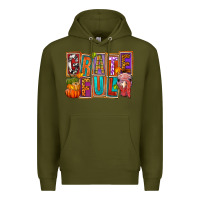 Army Green grateful thanksgiving Premium Hoodie - FaDigitalArtStudio