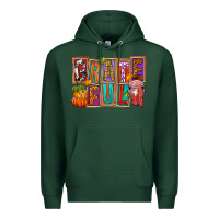 Sports Green grateful thanksgiving Premium Hoodie - FaDigitalArtStudio