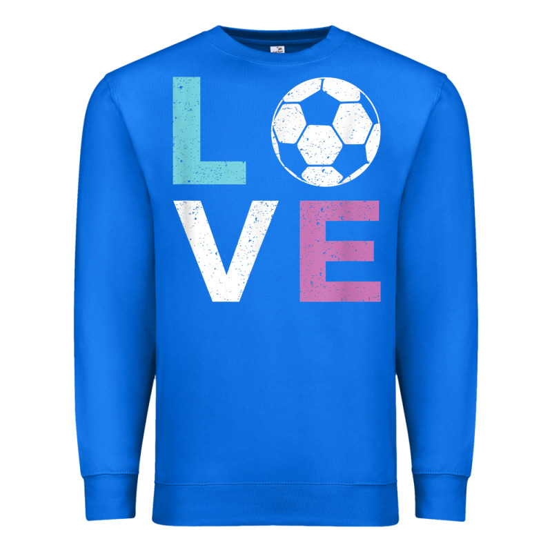 Soccer Gift For Girls Women I Love Soccer Vintage Premium Sweatshirt by minhPixels | Teevron