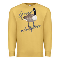 Antique Gold Canadian Goose Whisperer Shirt Funny Cute Bird Hunter Gift 2 Premium Sweatshirt - minhPixels