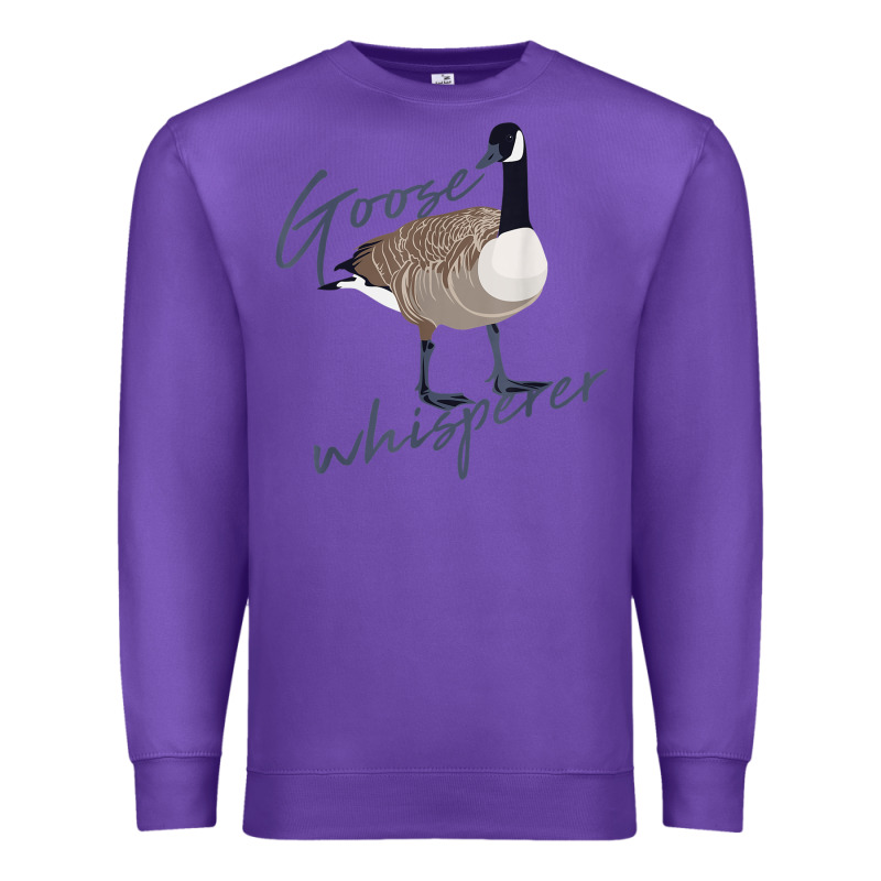 Canadian Goose Whisperer Shirt Funny Cute Bird Hunter Gift 2 Premium Sweatshirt by minhPixels | Teevron