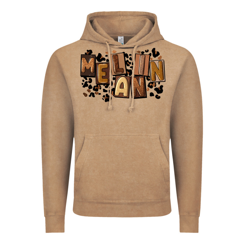 Melanin With Leopard Vintage Hoodie by CowGirlArtShop | Teevron