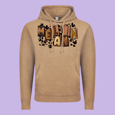 Melanin With Leopard Vintage Hoodie Designed By Cowgirlartshop