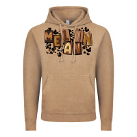 Vintage Coffee melanin with leopard Vintage Hoodie - CowGirlArtShop