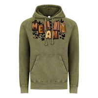 Vintage Olive melanin with leopard Vintage Hoodie - CowGirlArtShop