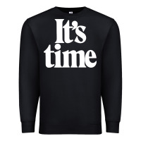 Black its time Premium Sweatshirt - minhPixels