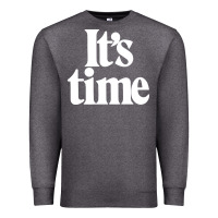 Charcoal Heather its time Premium Sweatshirt - minhPixels