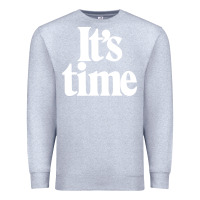 Heather Grey its time Premium Sweatshirt - minhPixels