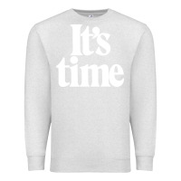 Oatmeal Heather its time Premium Sweatshirt - minhPixels