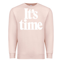 Pale Pink its time Premium Sweatshirt - minhPixels