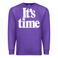 Purple its time Premium Sweatshirt - minhPixels