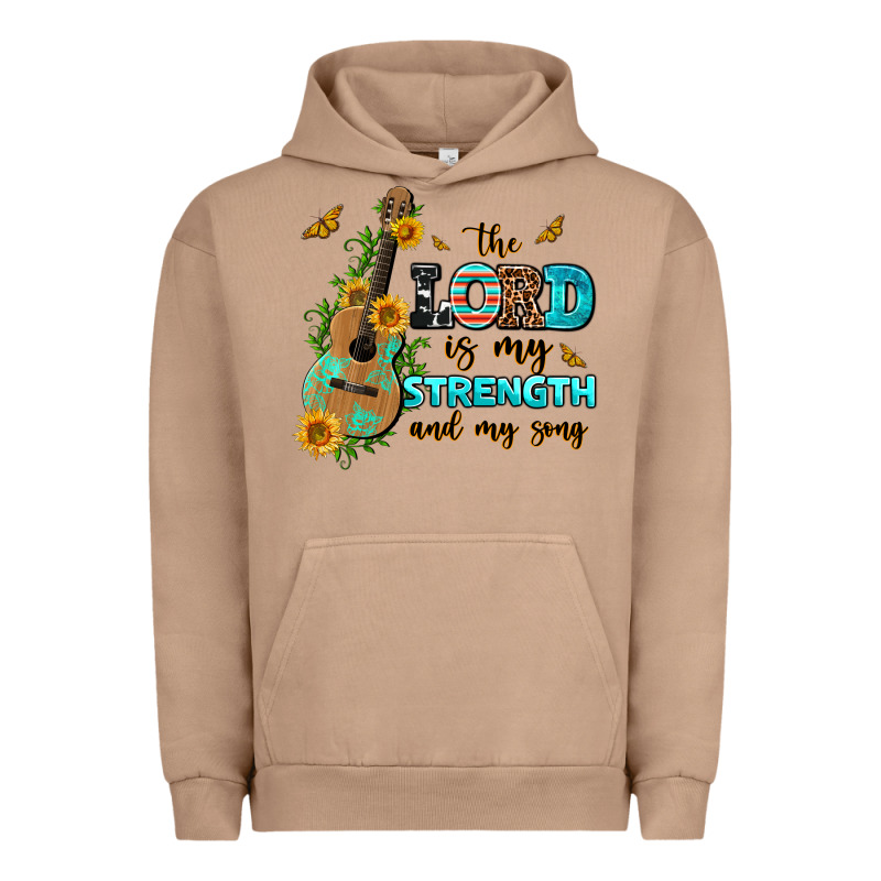 The Lord Is My Strength And My Song Guitar With Su Urban Hoodie by AdoDesignShop | Teevron