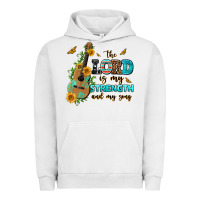 Pigment Lunar Rock the lord is my strength and my song guitar with su Urban Hoodie - AdoDesignShop