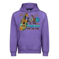 Tulip the lord is my strength and my song guitar with su Urban Hoodie - AdoDesignShop