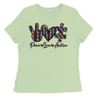 Matcha Peace Love Autism Ladies Tee - Bettercallsaul
