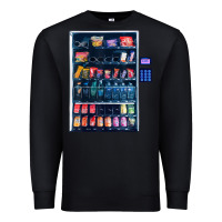 Black Funny Costumes for Halloween Vending Machine Silvester Premium Sweatshirt - minhPixels