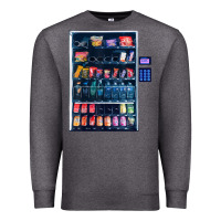 Charcoal Heather Funny Costumes for Halloween Vending Machine Silvester Premium Sweatshirt - minhPixels