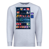 Heather Grey Funny Costumes for Halloween Vending Machine Silvester Premium Sweatshirt - minhPixels