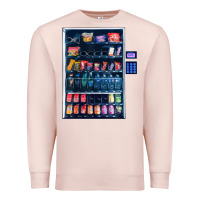 Pale Pink Funny Costumes for Halloween Vending Machine Silvester Premium Sweatshirt - minhPixels