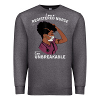 Charcoal Heather Registered Nurse Gift Phenomenal Black Nurse Nursing Student Premium Sweatshirt - minhPixels