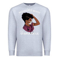 Heather Grey Registered Nurse Gift Phenomenal Black Nurse Nursing Student Premium Sweatshirt - minhPixels