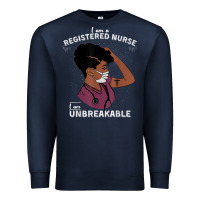 Navy Registered Nurse Gift Phenomenal Black Nurse Nursing Student Premium Sweatshirt - minhPixels