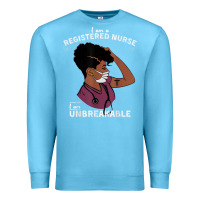 Ocean Blue Registered Nurse Gift Phenomenal Black Nurse Nursing Student Premium Sweatshirt - minhPixels