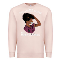 Pale Pink Registered Nurse Gift Phenomenal Black Nurse Nursing Student Premium Sweatshirt - minhPixels