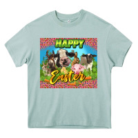 Arona Happy Easter Farm Animals 20oz skinny Heavy Core Tee - LillyAllenDesigns