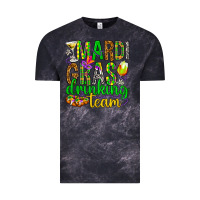 Cloud Black Mardi Gras drinking team Vintage Tee - HowdyJamesFarm