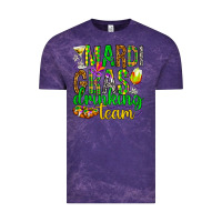 Cloud Purple Mardi Gras drinking team Vintage Tee - HowdyJamesFarm
