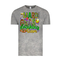 Cloud Rock Mardi Gras drinking team Vintage Tee - HowdyJamesFarm