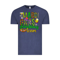 Vintage Denim Mardi Gras drinking team Vintage Tee - HowdyJamesFarm